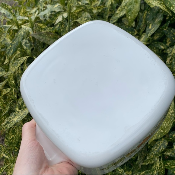 Vintage Rare Corningware 1.5qt Casserole Baking Dish Spice of Life w/ Pyrex Lid - Picture 10 of 11